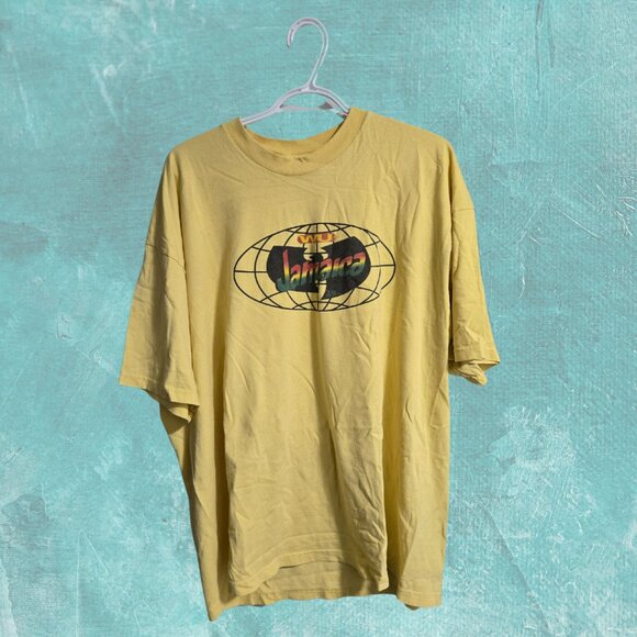 VINTAGE WU-WEAR | Wu-Tang Clan T-Shirt – Rare Edition | Jamaica Design - Picture 1 of 7
